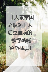 大秦帝国之崛起王太后是谁演的 魏缪菡吒鋈俗柿现