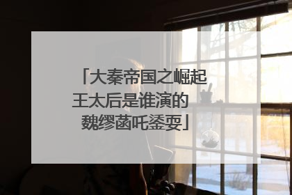 大秦帝国之崛起王太后是谁演的 魏缪菡吒鋈耍