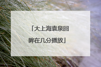 大上海袁泉回眸在几分播放