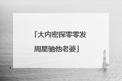 大内密探零零发周星驰他老婆