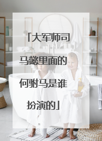 大军师司马懿里面的何驸马是谁扮演的