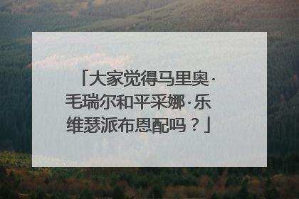 大家觉得马里奥·毛瑞尔和平采娜·乐维瑟派布恩配吗？