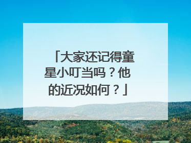 大家还记得童星小叮当吗？他的近况如何？