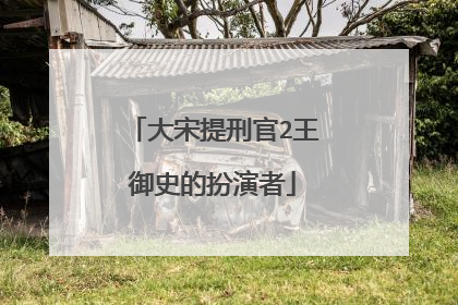 大宋提刑官2王御史的扮演者