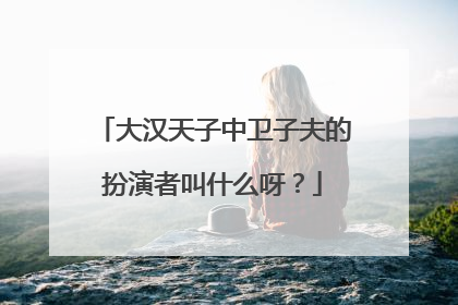 大汉天子中卫子夫的扮演者叫什么呀？