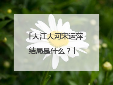 大江大河宋运萍结局是什么？