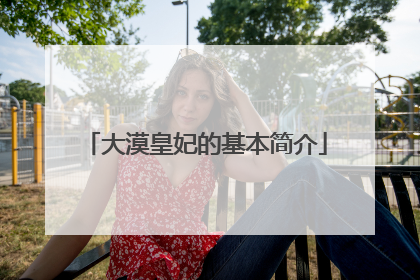 大漠皇妃的基本简介