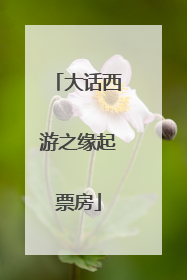 大话西游之缘起票房