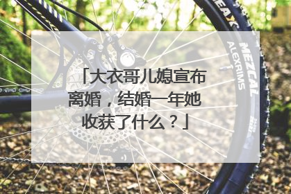 大衣哥儿媳宣布离婚,结婚一年她收获了什么?