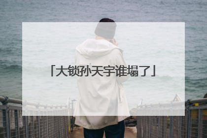 大锁孙天宇谁塌了