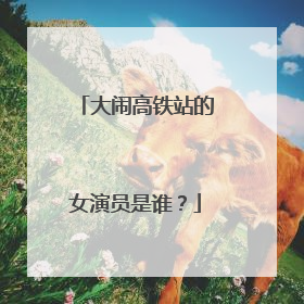 大闹高铁站的女演员是谁?