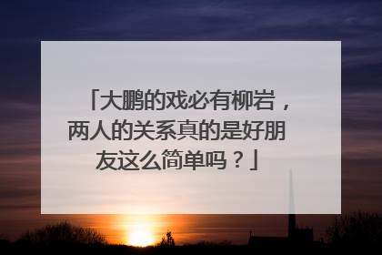 大鹏的戏必有柳岩，两人的关系真的是好朋友这么简单吗？