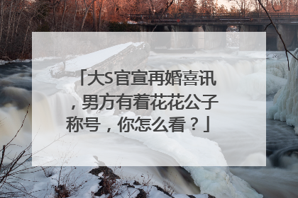 大S官宣再婚喜讯，男方有着花花公子称号，你怎么看？