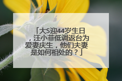 大S迎44岁生日，汪小菲低调返台为爱妻庆生，他们夫妻是如何相处的？