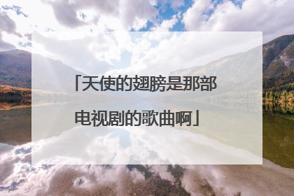 天使的翅膀是那部电视剧的歌曲啊