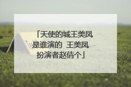 天使的城王美凤是谁演的 王美凤扮演者赵倩个