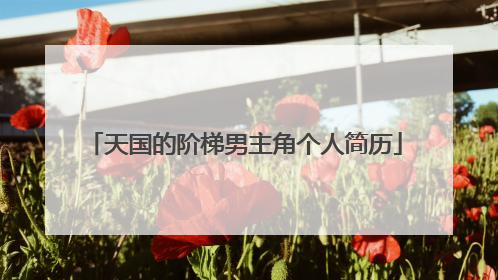 天国的阶梯男主角个人简历