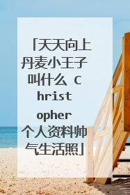 天天向上丹麦小王子叫什么 Christopher个人资料帅气生活照
