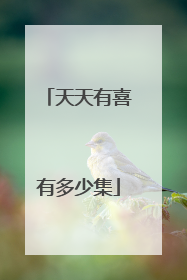 天天有喜有多少集