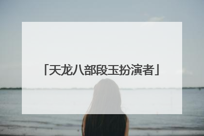 天龙八部段玉扮演者