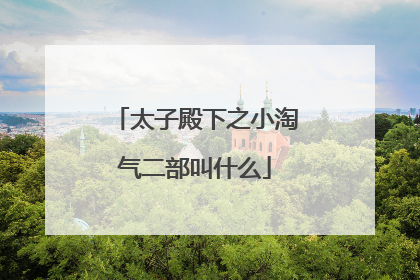 太子殿下之小淘气二部叫什么