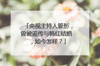 央视主持人管彤,曾被谣传与韩红结婚,如今怎样?
