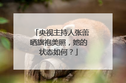 央视主持人张蕾晒旗袍美照,她的状态如何?