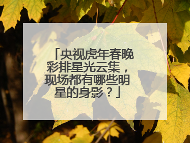 央视虎年春晚彩排星光云集,现场都有哪些明星的身影?