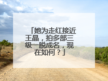 她为走红接近王晶，拍多部三级一脱成名，现在如何？