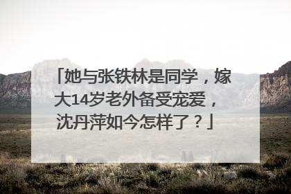 她与张铁林是同学，嫁大14岁老外备受宠爱，沈丹萍如今怎样了？