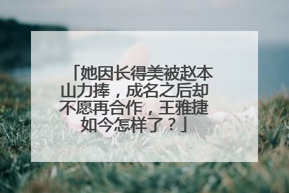 她因长得美被赵本山力捧,成名之后却不愿再合作,王雅捷如今怎样了?
