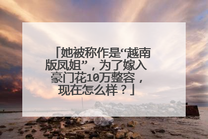 她被称作是“越南版凤姐”,为了嫁入豪门花10万整容,现在怎么样?