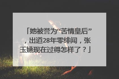 她被誉为“苦情皇后”,出道28年零绯闻,张玉嬿现在过得怎样了?
