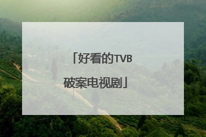 好看的TVB破案电视剧