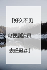 好久不见电视剧演员表盛冠森