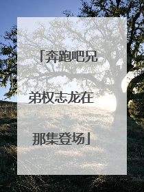 奔跑吧兄弟权志龙在那集登场