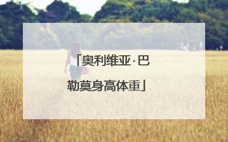 奥利维亚·巴勒莫身高体重