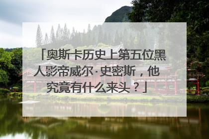 奥斯卡历史上第五位黑人影帝威尔·史密斯,他究竟有什么来头?