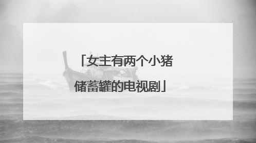 女主有两个小猪储蓄罐的电视剧