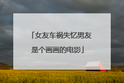 女友车祸失忆男友是个画画的电影