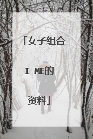女子组合I ME的资料