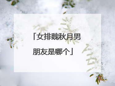 女排魏秋月男朋友是哪个