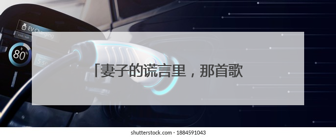 妻子的谎言里，那首歌词里有”请你做我的安眠药”的歌，全名是？