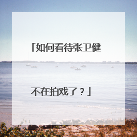 如何看待张卫健不在拍戏了？