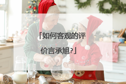 如何客观的评价言承旭?