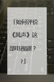 如何评价《风声》这部电视剧??