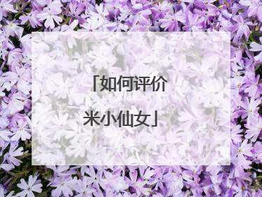如何评价米小仙女