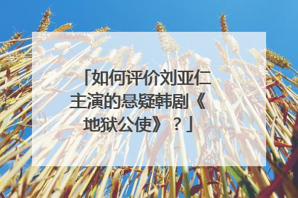 如何评价刘亚仁主演的悬疑韩剧《地狱公使》？
