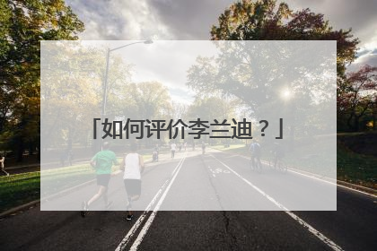 如何评价李兰迪?