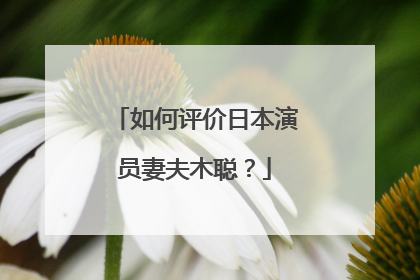 如何评价日本演员妻夫木聪?